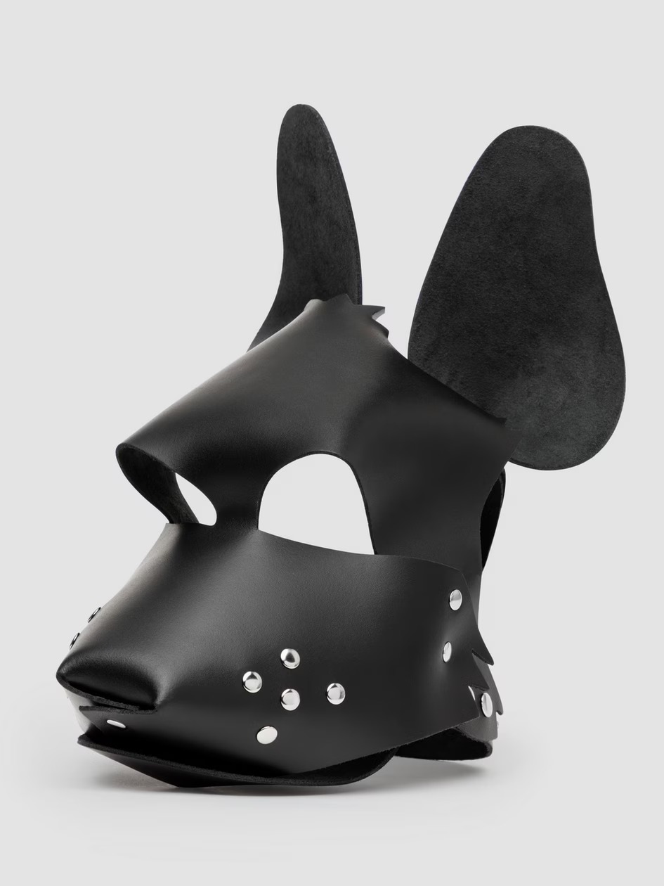 DOMINIX Deluxe Leather Puppy Play Hood