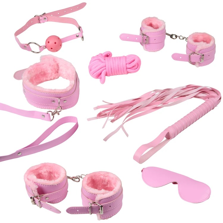 Baseks Pink Fluffy Beginner’s Bondage Set